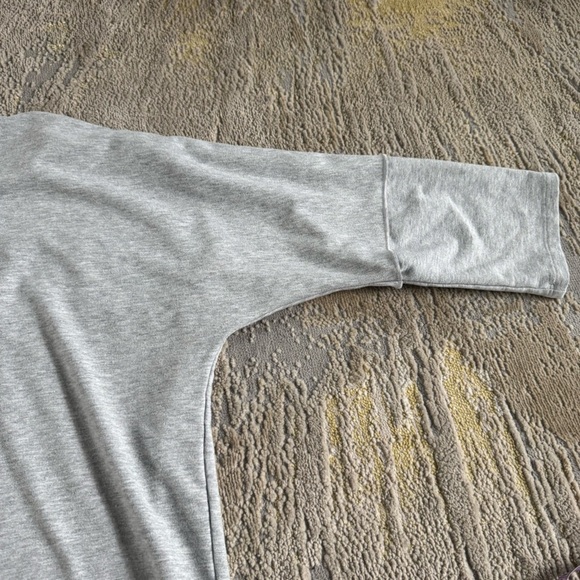 Spanx pullover gray sweatshirt Perfect Length Top Dolman 3/4 Sleeve 3X - Picture 4 of 9